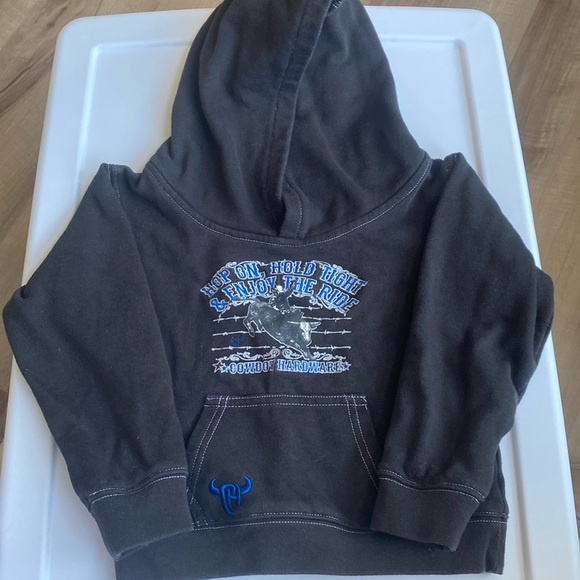 Toddler cowboy/western hoodie 4T - Picture 1 of 3